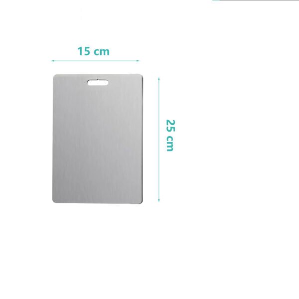 Double-Sided Stainless Steel Cutting Board