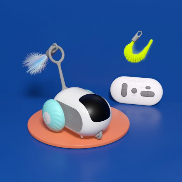 Smart Autonomous Pet Teaser Car Toy
