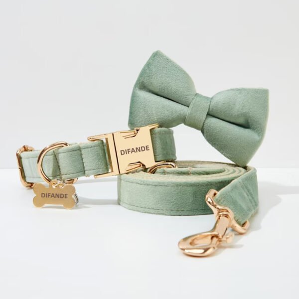 3 Custom Velvet No-Pull Dog Harness