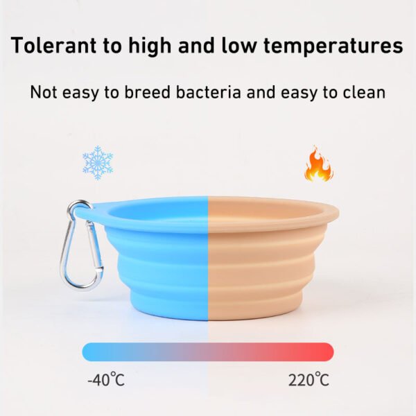 3 Multi-Functional Portable Silicone Pet Bowl
