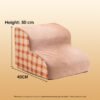 555378200 Multi-Step Washable Pet Stairs Ramp