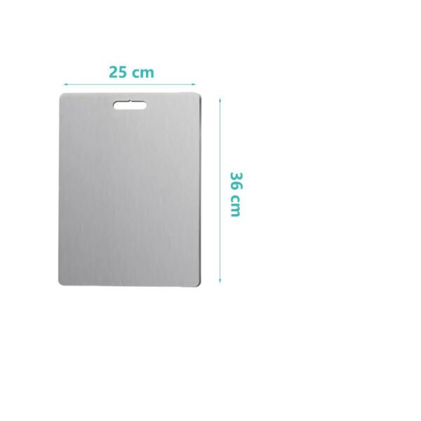 Double-Sided Stainless Steel Cutting Board