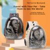 6 Capsule Transparent Outdoor Portable Pet Travel Backpack