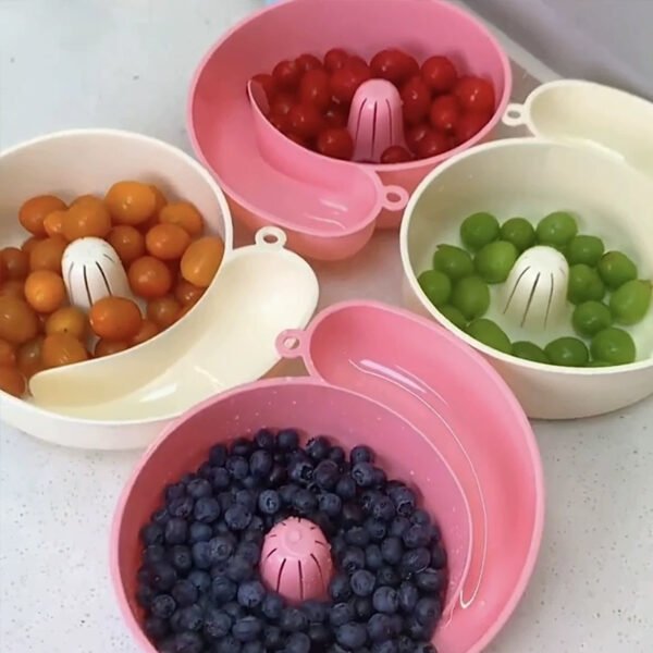 558505829 Rotating Snail Fruit & Veggie Washer