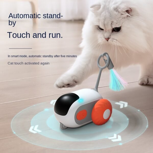 Smart Autonomous Pet Teaser Car Toy