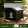 555378153 Insulated Weatherproof Outdoor Cat Shelter