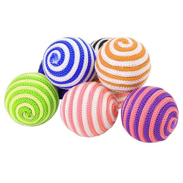 Feathered Sisal Cat Scratching Ball