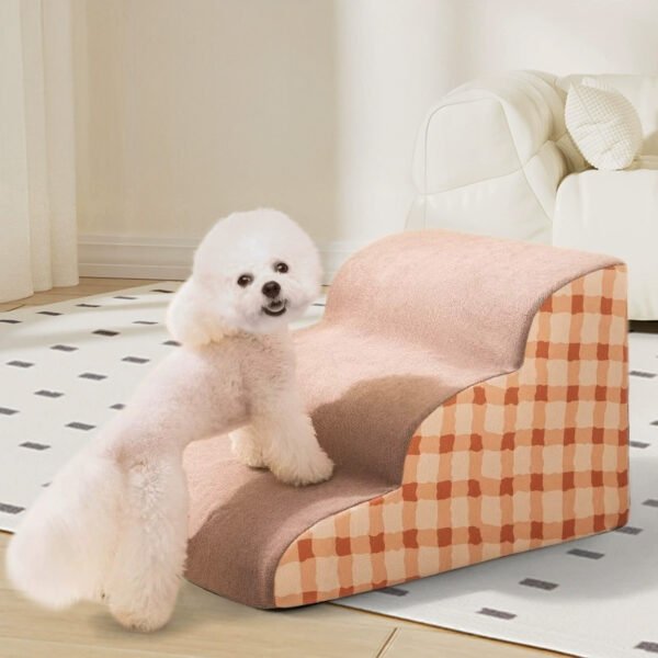 555378205 Multi-Step Washable Pet Stairs Ramp