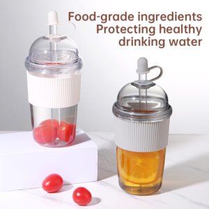 630ml Insulated Straw Tumbler with Lid