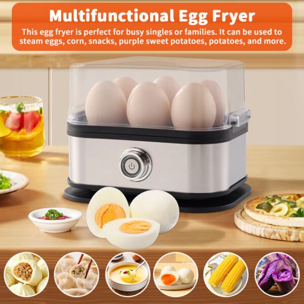 200W Smart Stainless Steel Egg Cooker