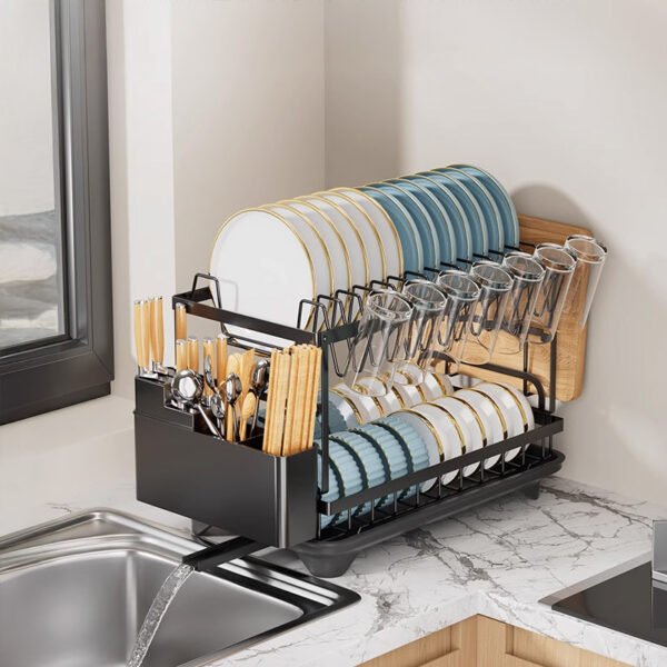 2-Tier Countertop Dish Drying Rack