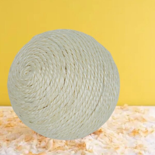 Feathered Sisal Cat Scratching Ball