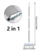 2-in-1 Adjustable Floor Scrub Brush