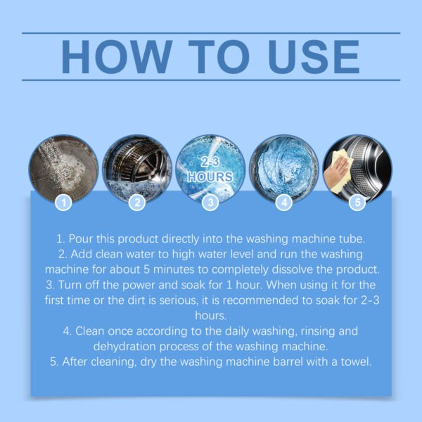 562371802 Jakehoe Washing Machine Cleaning Powder