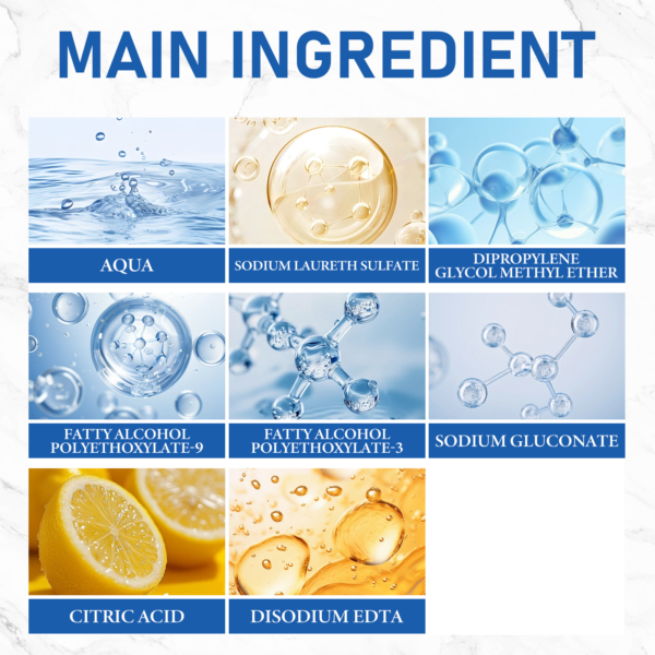 Jue-Fish Kitchen Oil Stain Foam Cleaner