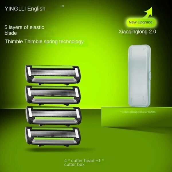 Non-Electric Shaving Set with Foam and Shaving Cream