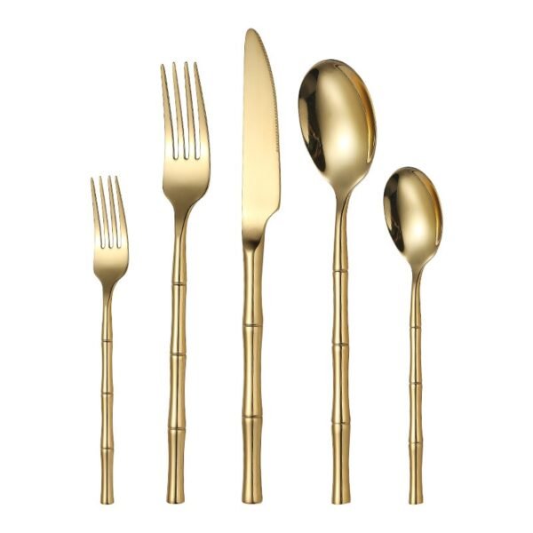 562362621 Titanium-Plated Stainless Steel Cutlery Set