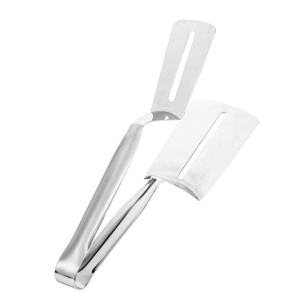 Stainless Steel 2-in-1 Food Tongs Spatula
