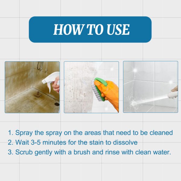 Bathroom Tile Floor Marble Bright Strong Dirt Remover (Copy)