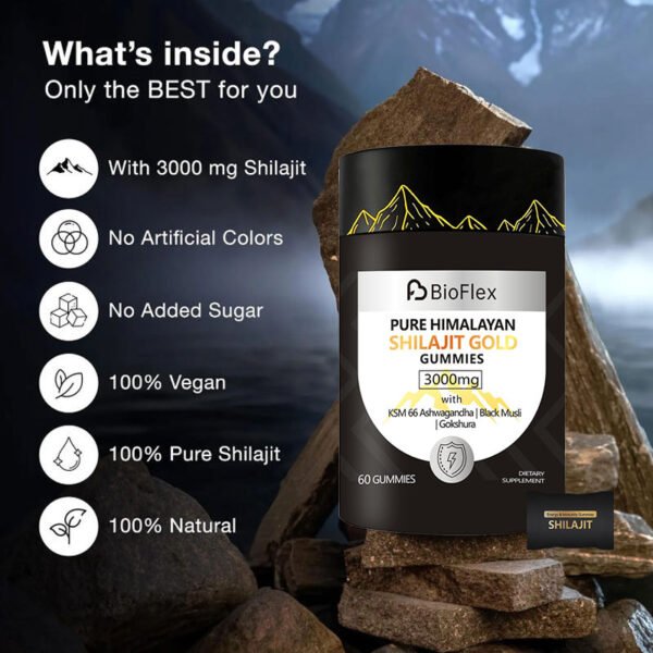 PURE HIMALAYAN SHILAJIT GOLD GUMMIES