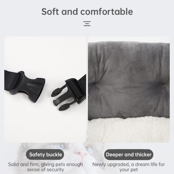 564074989 Foldable Pet Car Seat Hammock