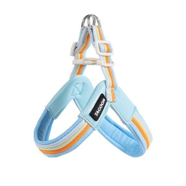 Dog leash chest strap vest