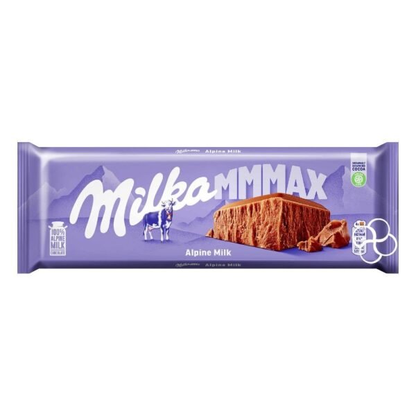 A9b2bb15cc0274f68af4a6ef4c9c3d3feh Milka Mmmax Alpine Milk chocolate bar