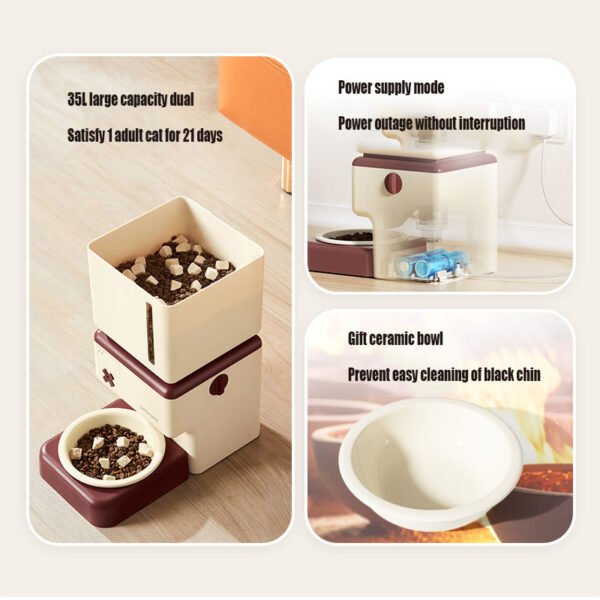 Wireless pet automatic feeder