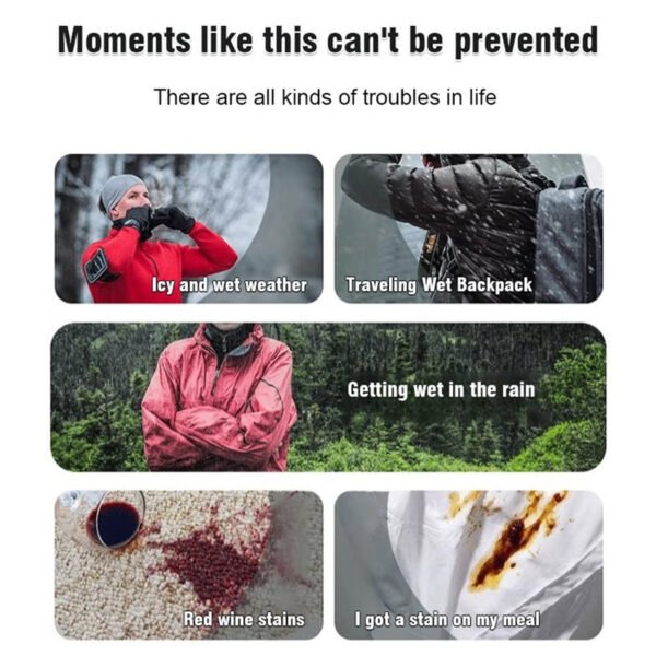 Waterproof And Snowproof Cleaning Spray