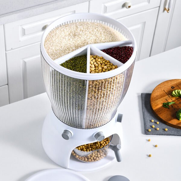 Rotating Insect-Proof Sealed Rice Bucket