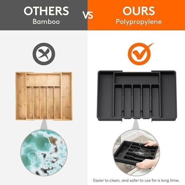 Expandable Kitchen Tableware Storage Tray