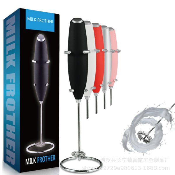 Handheld milk frother