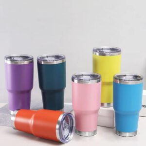 Large 30oz Insulated Car Tumbler