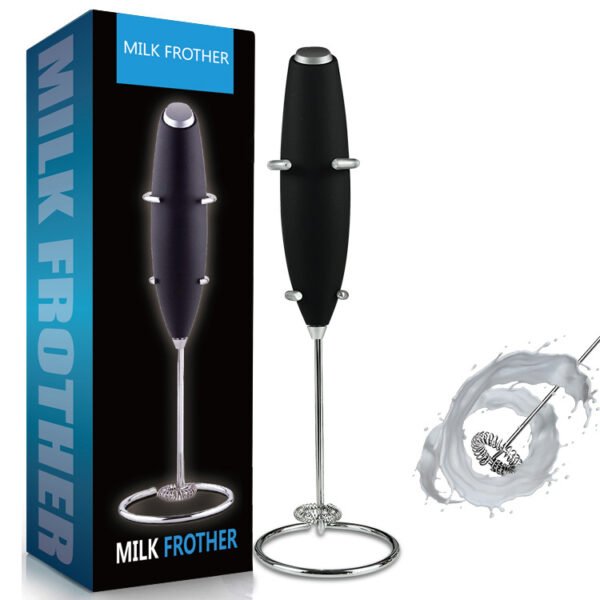 Handheld milk frother