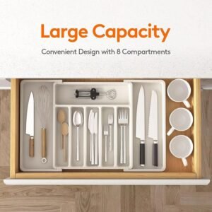 Expandable Kitchen Tableware Storage Tray