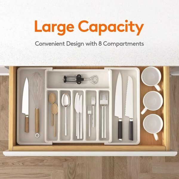 Expandable Kitchen Tableware Storage Tray