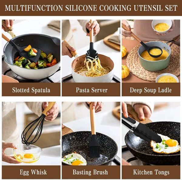 O1CN01UV0l1p24oehc2jqTY_2214152237438-0-cib.jpg 12-piece Silicone Food-grade Kitchen Utensils