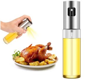 Stainless Steel And Glass Oil Sprayer