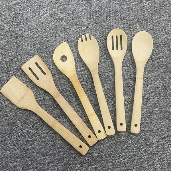 Eco-Friendly Non-Stick Bamboo Spatula Set