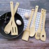 Eco-Friendly Non-Stick Bamboo Spatula Set