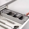 Multi-Compartment Kitchen Drawer Organizer Box