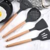 568461124 9 Pcs Silicone Spatula Heat-Resistant Soup Spoon