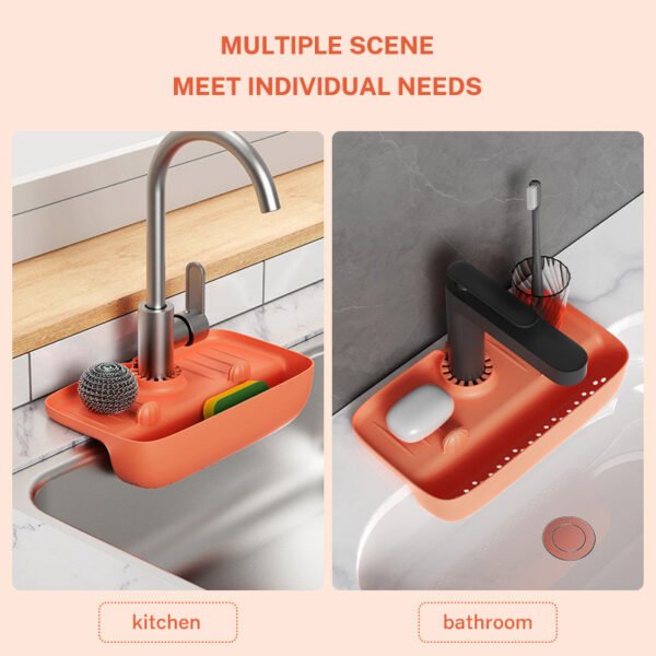 Faucet Splash Proof Drainage Rack