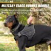 Tactical dog vest: for large dogs (German Shepherd, Golden Retriever) – training, military-style accessories.