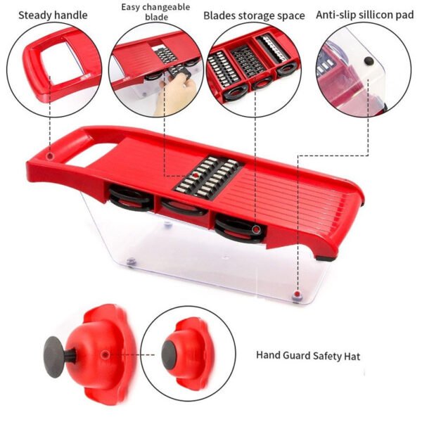 Vegetable Slicer Grater Mandoline Peeler Cutter