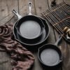 Household Non-Stick Flat Bottomed Pan Set