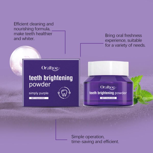 568463218 Oralhoe Purple Tooth Powder Clean