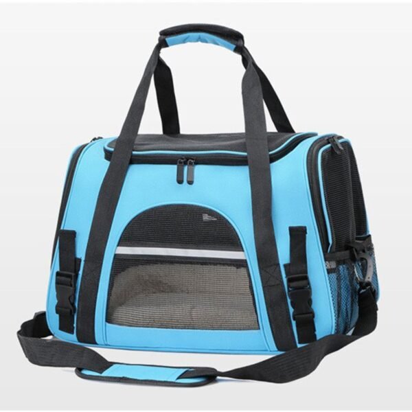 566225151 Foldable & Expandable Pet Carrier Bag - Mesh Breathable Cat/Dog Travel Bag