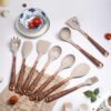 Wooden Handle Cooking Kitchen Utensil Set
