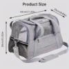 566225161 Foldable & Expandable Pet Carrier Bag - Mesh Breathable Cat/Dog Travel Bag